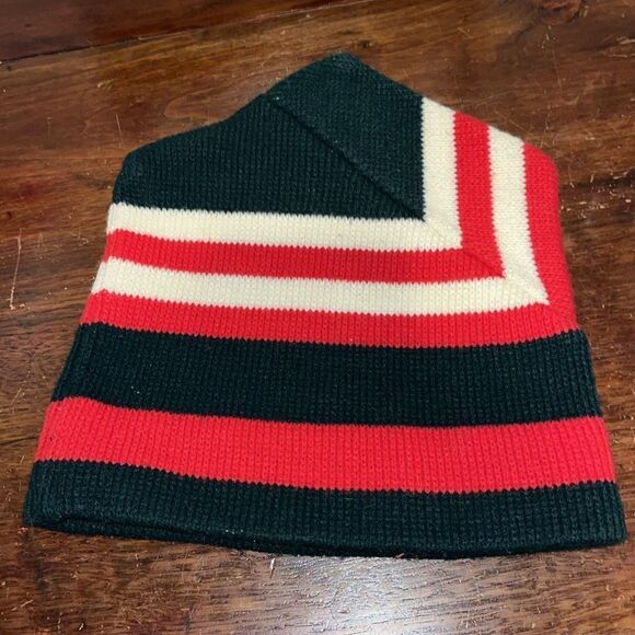 Japan Made Vintage Toboggan Knit Ski Snowboard Holiday Beanie Cap Hat Retro - Picture 3 of 6